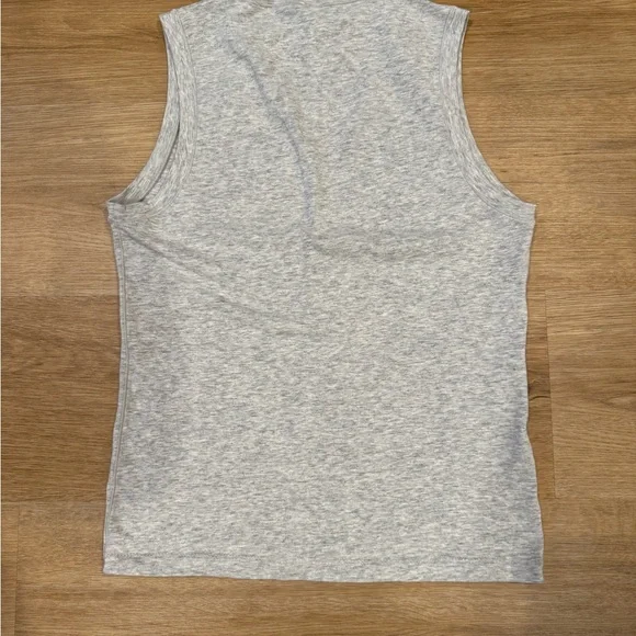 NWT SKIMS Cotton Jersey Mock Neck Tank - Picture 3 of 4